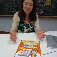 Keiko Koda, the chief executive officer of AsMama Inc., is interviewed by The Japan Times at her office in Yokohama on June 10. | ATSUSHI KODERA