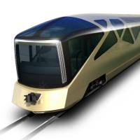 An artist’s rendering depicts the exterior design of the train. | JR EAST