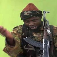 This May 12 screen grab from a video made by Nigerian terrorist group Boko Haren shows its leader, Abubakar Shekau. The United States is reportedly going to fund a TV channel in Nigeria to counter insurgencies organized by such groups. | AFP-JIJI