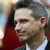 Beastie Boys member Adam Horovitz exits the Federal Court in New York on Thursday. Beastie Boys awarded $1.7 million in Monster case
