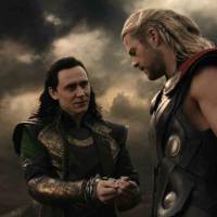 Tom Hiddleston (left) and Chris Hemsworth star as the godly Norse brothers Loki and Thor in \"Thor: The Dark World.\" | BLOOMBERG