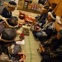 Tribal treats: HaruKor offers traditional Ainu cuisine along with a chance to learn about Japan’s indigenous people, whose food culture is all but extinct. To mark the restaurant’s third anniversary, a Kamuy-nomi ritual was held to invoke prosperity. HaruKor