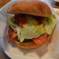 Home comfort: An authentic American burger at Berry\'s Cafe. | J.J. O\'DONOGHUE