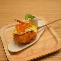 Panctotei takes its name from the Japanese word for bread crumbs, panko, in which its kushikatsu morsels are beautifully coated. | J.J. O\'DONOGHUE