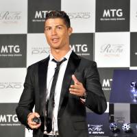 Top objective: Cristiano Ronaldo, making his first visit to Japan since 2008, has set high standards for himself. \"I need to prepare myself to always be the best,\" he says.  | YOSHIAKI MIURA