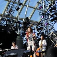 Sweet sound: Chara and her backing band, the Osaka-based In-sist Band, were a highlight at this year\'s Rock In Japan Fes. | PHOTOS COURTESY ROCK IN JAPAN FES.