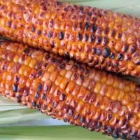 Summer staple: Grilled corn cobs doused in a mixture of soy sauce, mirin and sugar are common at festivals and barbecues. Japan's historic love of corn
