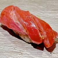 Delicate dining: The finely crafted sushi at Michelin-starred Ginza restaurant Iwa comes one piece at a time, and demands to be savored. | ROBBIE SWINNERTON