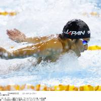 Thursday\'s best: Daiya Seto swims en route to a gold medal in the men\'s 200-meter butterfly race at the Pan Pacific Championships. KYODO | KYODO