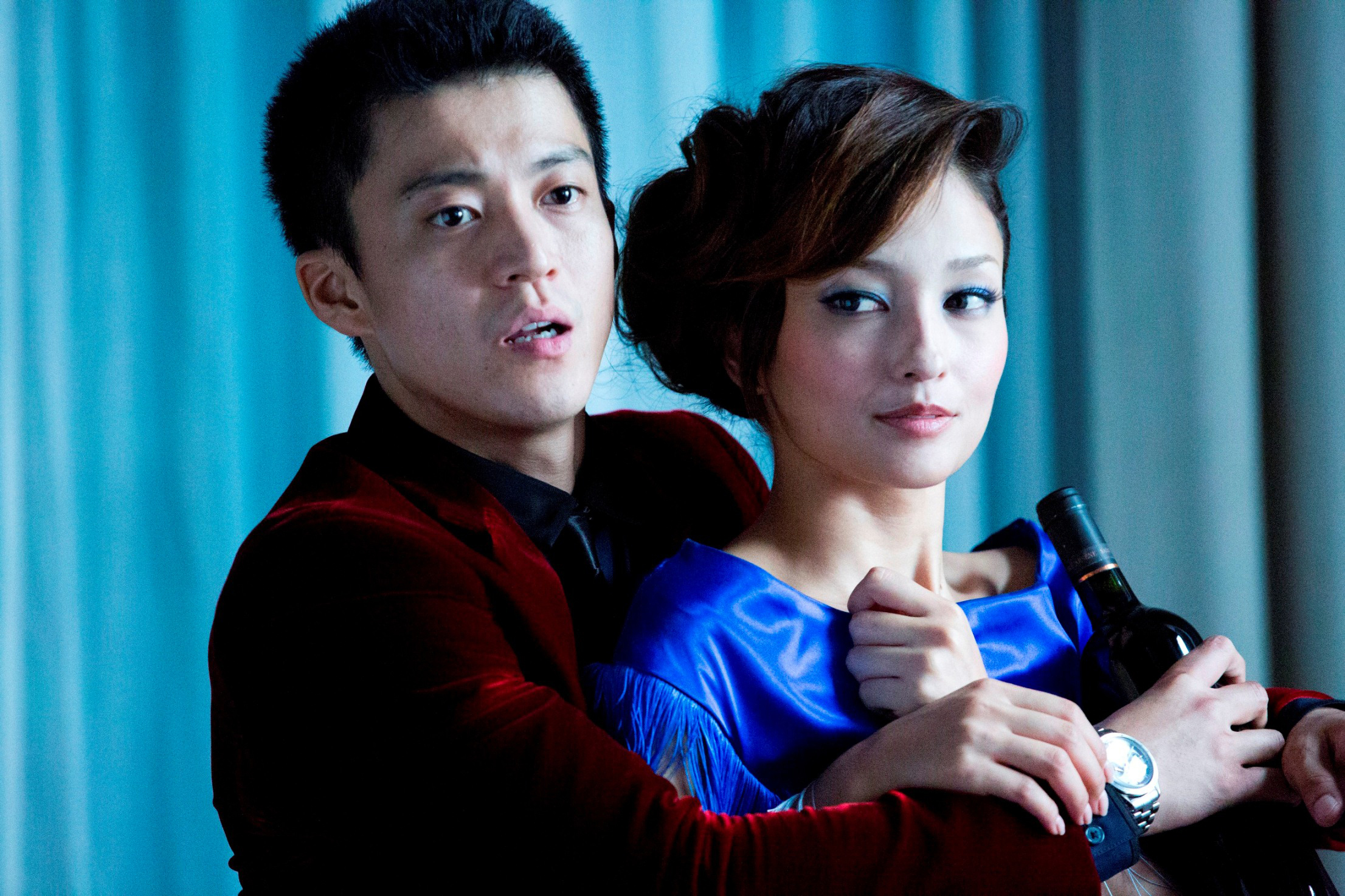 She stole my heart: Shun Oguri and Meisa Kuroki star as Arsene Lupin III and Fujiko Mine in 'Lupin III,' the live-action version of one of Japan's most popular manga and animated television series.   | TOHO PICTURES