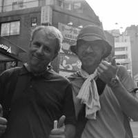Hanging in there: Mark Schilling (left) and director Shinji Imaoka in Shinjuku in 2014. A quarter century of Japanese films in review