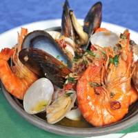 Ouzo-steamed seafood at Spyro\'s in Roppongi. | ALEX DUTSON