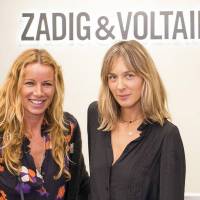 Carol Gerland, PR for Zadig & Voltaire (left) with Cecilia Bonstrom, creative director Adventurous fashion abounds this month