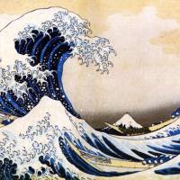Katsushika Hokusai\'s \"The Great Wave off Kanagawa\" from the series \"Thirty-six Views of Mount Fuji\" (c. 1831) | &#169; 2014 THE ANDY WARHOL FOUNDATION FOR THE VISUAL ARTS, INC. / ARS, NEW YORK &amp; JASPAR, TOKYO