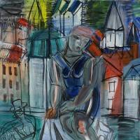 Raoul Dufy\'s \"Baigneuse a Sainte-Adresse\" (c. 1935) | MUSEE MALRAUX, LE HAVRE &#169; FLORIAN KLEINEFENN