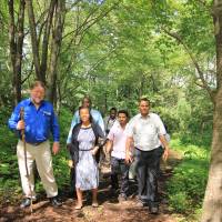 Getting involved: The delegation at Simien Mountain National Park | COURTESY OF C.W. NICOL