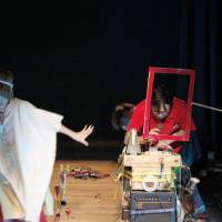 Take two: \"Mon Pere Giacometti\" action from Akumanoshirushi. | &#169; YASUWO MIYAMURA