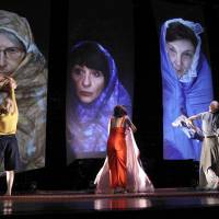 Bursting out: A scene from She She Pop\'s version of \"The Rite of Spring\" which the all-female German-based collective will premiere at the festival. | &#169; DORO TUCH