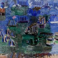 Raoul Dufy’s “Fete Maritime et Visite Officielle au Havre” (c. 1925) Taking a pictorial trip to Normandy