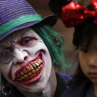 A ghoul to remember, at Sunday\'s Halloween parade in Kawasaki. | REUTERS