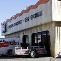 The remains apparently of four infants were found in various states of decomposition in this storage facility in Winnipeg, Manitoba, on Monday, police said on Tuesday. | REUTERS