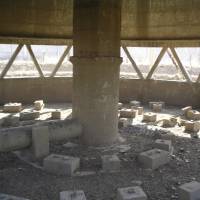 This February 2008 photo released by U.S. researchers shows the empty inner structure of a cooling tower at the Nyongbyon nuclear center, also known as Yongbyon, in North Korea. | AP