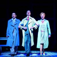 Three’s company: Flanked by his best buddy Cosmo Brown (Daniel Crossley) and love interest Kathy Selden (Scarlett Strallen), Adam Cooper commands the stage as Don Lockwood in “Singin’ in the Rain.” Singin' ballet star leads top show's Tokyo cast