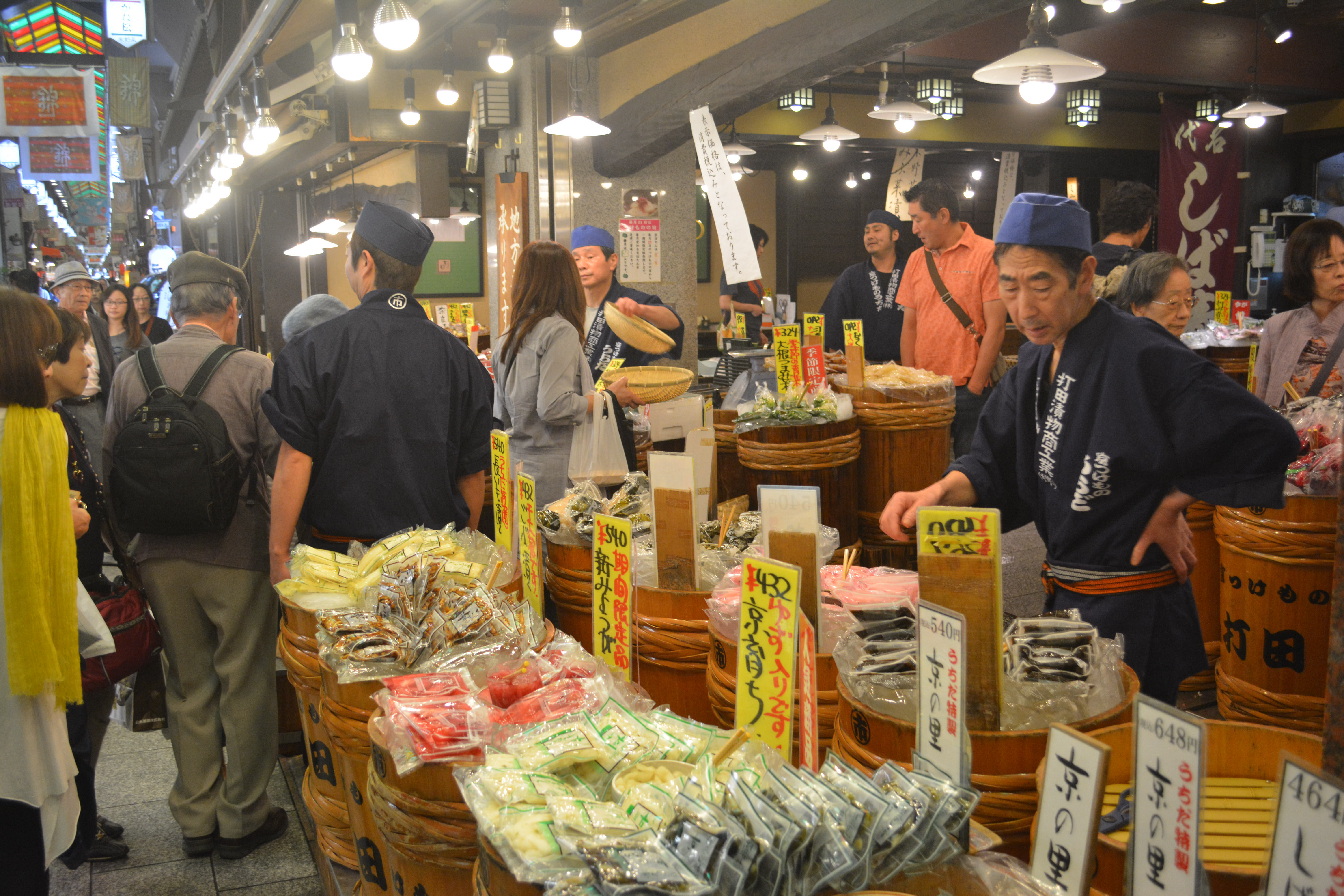Gourmet grail: The covered Nishiki Market has been in operation for centuries and offers artisanal produce for foodies of all stripes. | J.J. O'DONOGHUE