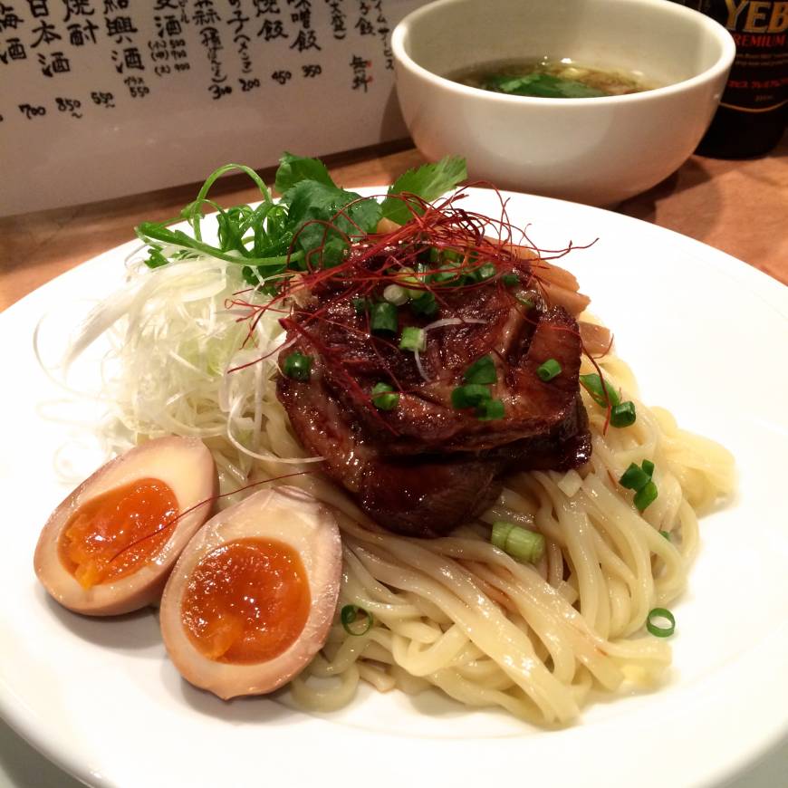 Suzuran New home: Tsukemen dipping noodles at the relocated Suzuran. | ROBBIE SWINNERTON
