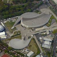 Still standing: The Yoyogi National Gymnasium complex, designed by architect Kenzo Tange, was the site of swimming, diving and basketball during the 1964 Tokyo Olympics. | AP
