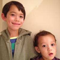 Tobin Satoshi Pooten and Eli Tadashi Pooten, the sons of German-Japanese couple Holger and Misao. | COURTESY OF THE PARENTS