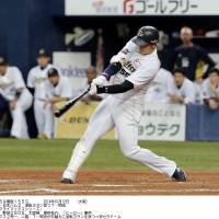 Washed out: The Orix Buffaloes and Hokkaido Nippon Ham Fighters will resume their Pacific League Climax Series duel on Tuesday after a coming typhoon forced the postponement of Monday\'s scheduled game. | KYODO