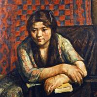 Tsune Nakamura\'s \"Girl\" (1914) | &#169; YUKI ONODERA