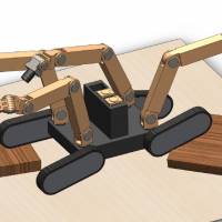 A rendition of a debris-removal robot jointly developed by Kikuchi Seisakusho Co. and Waseda University | KIKUCHI SEISAKUSHO CO.