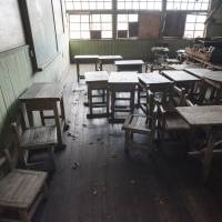 The interior of an abandoned elementary school in the district of Suwa, Nagano Prefecture.   | SKYE HOHMANN