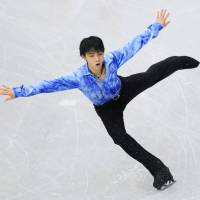 Not according to plan: Yuzuru Hanyu was scheduled to begin his season in October at the Finlandia Trophy, but the 19-year-old\'s back injury delayed his return to competition until this weekend. | KYODO