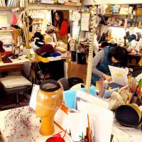 Ohko Ishida’s hat workshop. | KIT NAGAMURA