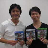 On the ball: Assistant producers Junichi Taya (left) and Kei Masuda of Konami. | © Konami Digital Entertainment