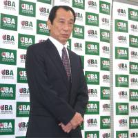 Other shoe falls: Acting JBA president Mitsuru Maruo faces the media at a news conference on Thursday. | KAZ NAGATSUKA