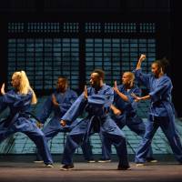 Showing their chops: Cast members do their thing in “The Five and the Prophesy of Prana.” Street-dance show's dazzling 'tribute to manga' hits the spot