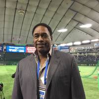 Expert view: Hall of Famer Dave Winfield has been impressed by what he has seen of Hokkaido Nippon Ham Fighters pitcher Shohei Otani in the MLB-Japan All-Star Series. | JASON COSKREY