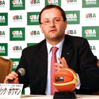 Frozen out: FIBA secretary general Patrick Baumann on Wednesday announced that basketball\'s governing body has banned Japan from international competition. | KAZ NAGATSUKA