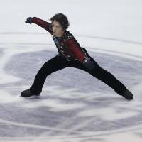 The best so far: Takahito Mura, performing his \"Carmen\" routine, wins the NHK Trophy men\'s short program on Friday in Osaka with 86.28 points. | AP