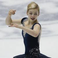 At the top: Gracie Gold, who\'s aiming to qualify for the Grand Prix Final, leads the women\'s competition with 68.16 points after the short program on Friday at the NHK Trophy.   | AP