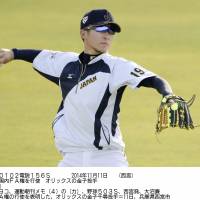 Call me: Orix right-hander Chihiro Kaneko announced on Tuesday that he has exercised his domestic free-agency rights. | KYODO