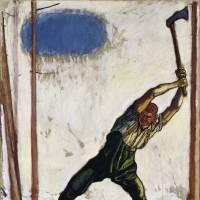 \"The Woodcutter\" (1910)  |  KUNSTMUSEUM BERN, STAAT BERN; © MUSÉE D\'ART ET D\'HISTOIRE, VILLE DE GENÈVE, © PHOTO by BETTINA JACOT-DESCOMBES