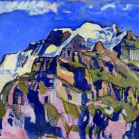 \"Jungfrau and Silverhorn, as Seen From Murren\" (1911)   | DEPOSITUM DER GOTTFRIED KELLER-STIFTUNG/KUNSTMUSEUM BERN