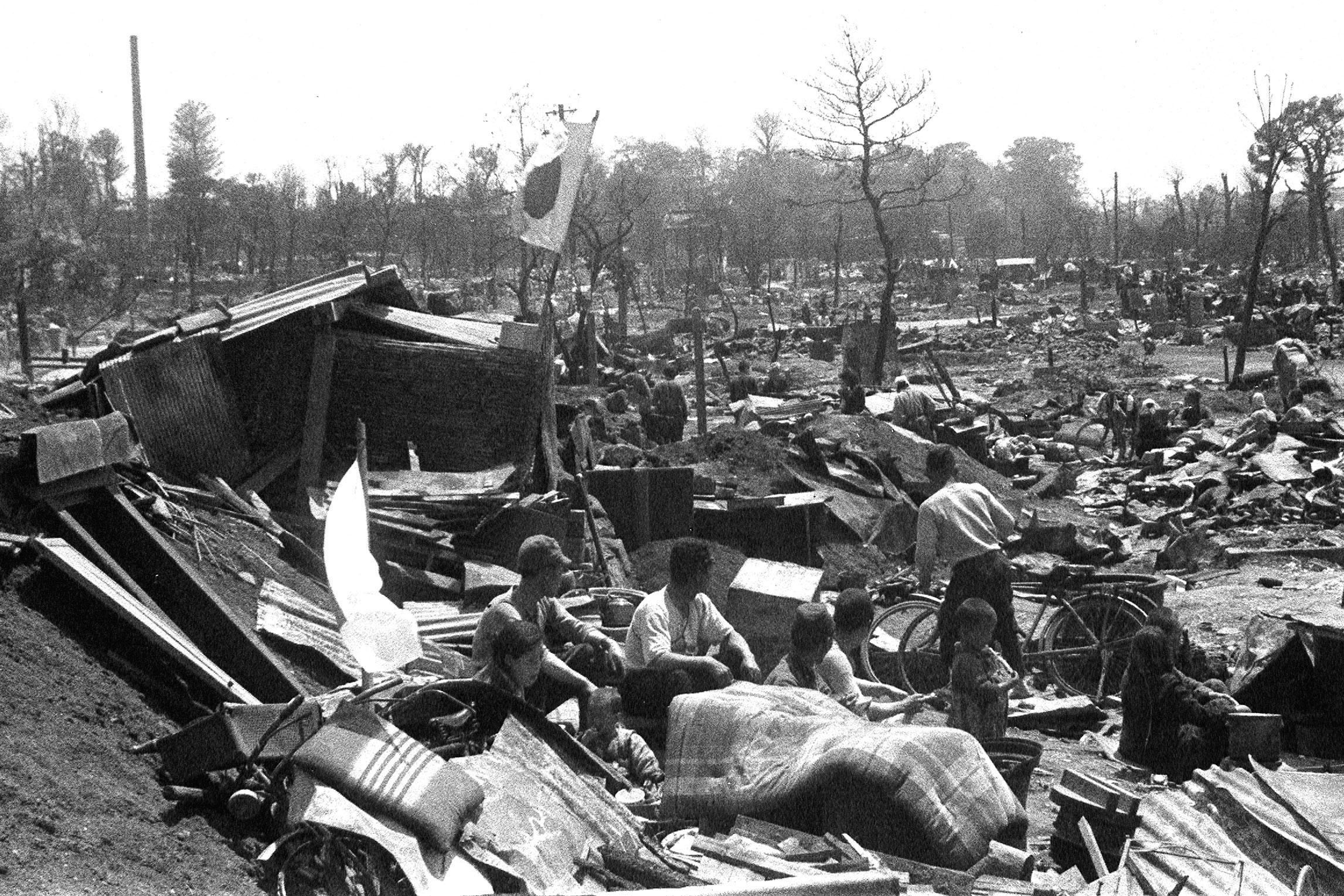 Tokyo, which had burned during the war, has arisen from the devastation over the past 70 years. | KYODO