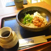 It\'s in the sauce: The noodle-dipping sauce at Aji-Zen is particularly tasty, especially when paired with soba and nameko mushrooms. | J.J. O\'DONOGHUE