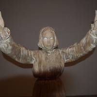 Praising ephemerality: A wooden figure by Junichi Mori. | C.B. LIDDELL